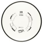Ion disc golf driver for accurate throws and long-distance gameplay.
