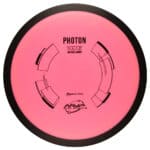Pink Photon 11.5" disc golf driver for distance throws.