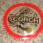discraft fuzed scorch flame red driver