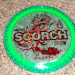 discraft fuzed scorch flame green driver