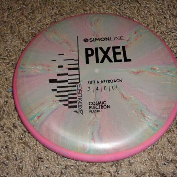axiom cosmic electron pixel putter pink green